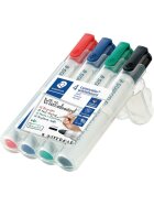 Staedtler® Lumocolor® 351 whiteboard marker - Rundspitze, 4 Farben sortiert