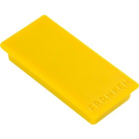Franken Haftmagnet, 23x50mm, gelb, Haftkraft: 1000g (bis...