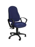Topstar® Bürodrehstuhl Wellpoint 10 ohne Armlehnen blau