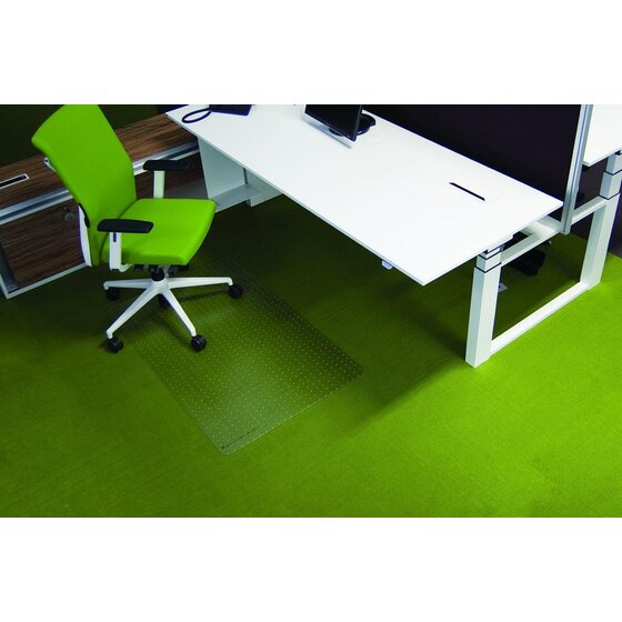 RS office products Ecogrip® Bodenschutzmatte für hochflorige Teppichböden - Form 0, 120 x 90 cm