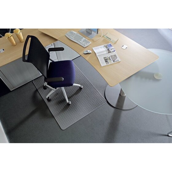 RS office products Ecogrip® Bodenschutzmatte für hochflorige Teppichböden, mit stumpfen Ankernoppen Form O 180 x 120 cm