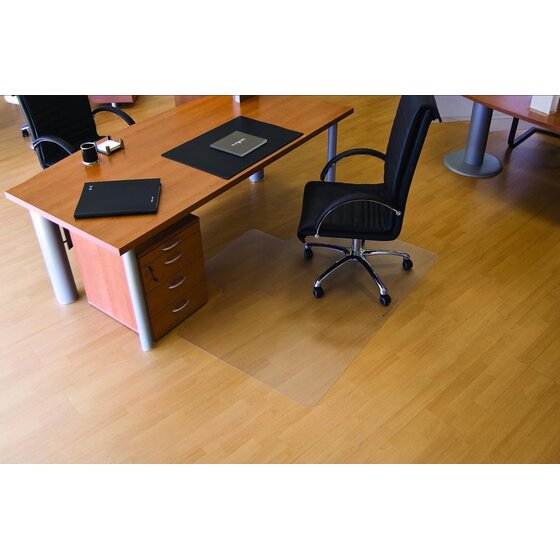 RS office products Ecogrip® Bodenschutzmatte für glatte/ harte Böden - Form L, 150 x 120 cm