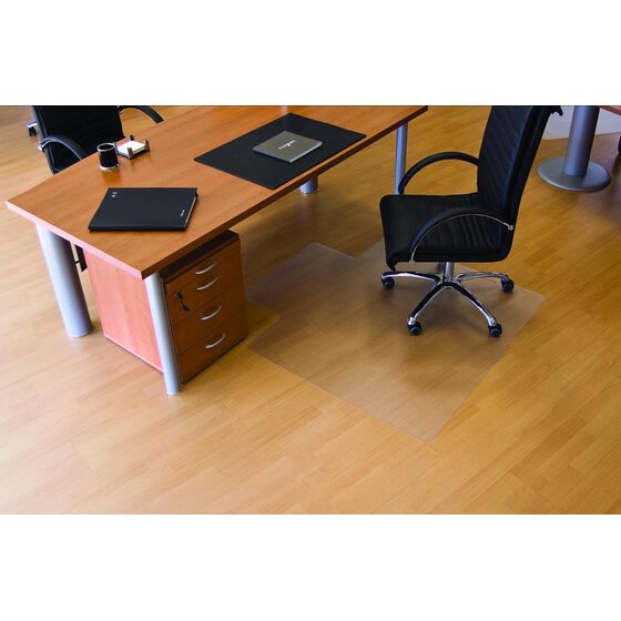 RS office products Ecogrip® Bodenschutzmatte für glatte/ harte Böden - Form U, 120 x 130 cm