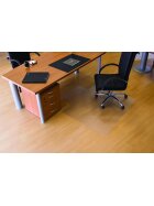 RS office products Ecogrip® Bodenschutzmatte für glatte/ harte Böden - Form U, 120 x 130 cm