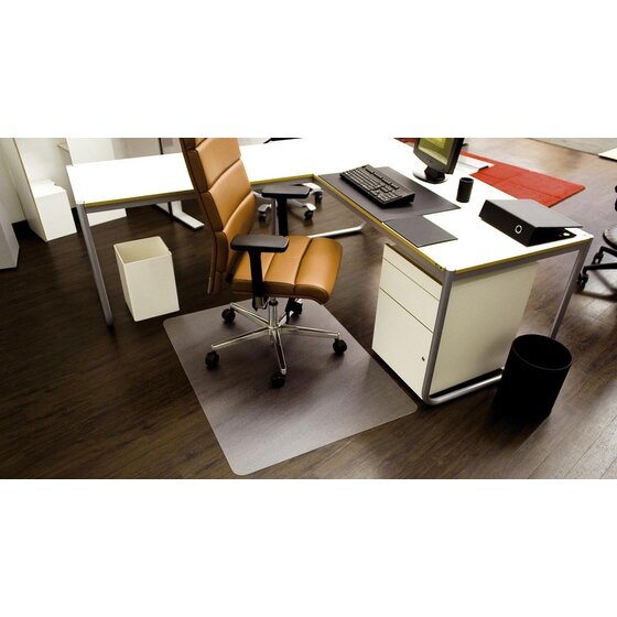 RS office products Ecoblue® Bodenschutzmatten für glatte/harte Böden - Form 0, 90 x 120 cm