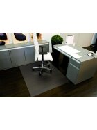 RS office products Rollt & Schützt® Bodenschutzmatte für glatte/ harte Böden - Form 0, 150 x 120 cm