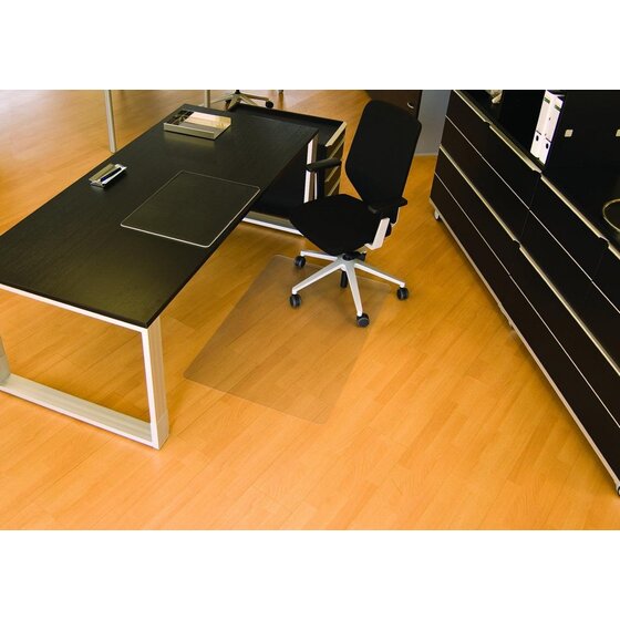 RS office products Rollsafe® Bodenschutzmatte für glatte/ harte Böden - Form 0, 120 x 75 cm