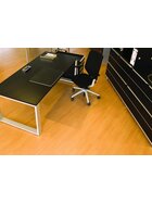 RS office products Rollsafe® Bodenschutzmatte für glatte/ harte Böden - Form 0, 120 x 75 cm