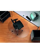 RS office products Rollsafe® Bodenschutzmatte für glatte/ harte Böden - Form E, 120 x 150 cm