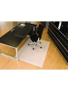 RS office products BSM Bodenschutzmatte milchig für glatte/harte Böden - Form 0, 120 x 180 cm