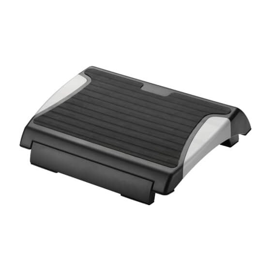 Q-Connect® Fußstütze mit rutschfester Matte grau/schwarz