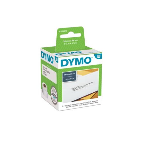 Dymo® LabelWriter™ Etikettenrollen - Adressetikett, 28 x 89 mm, weiß