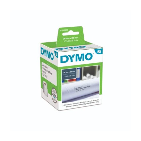 Dymo® LabelWriter™ Etikettenrollen - Adressetikett, 36 x 89 mm, weiß