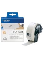 Brother DK-Einzeletiketten Papier - Adress-Etiketten, 29 x 90 mm, 400 Stück, schwarz auf weiß