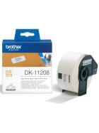 Brother DK-Einzeletiketten Papier -Adress-Etiketten, 38x90 mm, 400 Stück, schwarz auf weiß
