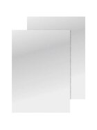 Q-Connect® Umschlagdeckel - A4, glänzend, weiß, 250 g/qm, 100 Stück