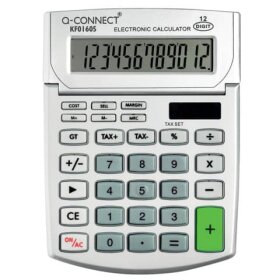 Q-Connect® Tischrechner - Solar, 12-stellig