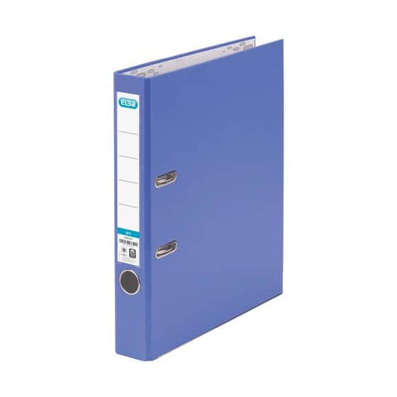 Elba Ordner smart Pro PP/Papier, mit auswechselbarem Rückenschild, Rückenbreite 5 cm, hellblau
