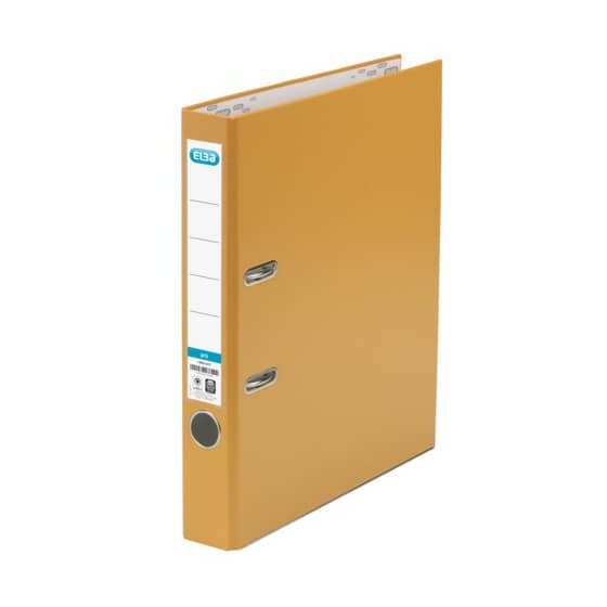 Elba Ordner smart Pro PP/Papier, mit auswechselbarem Rückenschild, Rückenbreite 5 cm, orange