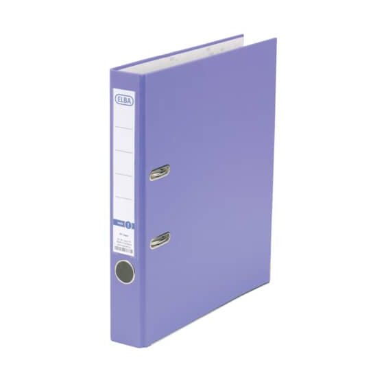 Elba Ordner smart Pro PP/Papier, mit auswechselbarem Rückenschild, Rückenbreite 5 cm, violett