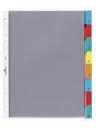 Durable Hüllenregister - Folie, blanko, transparent, A4, 8 Blatt