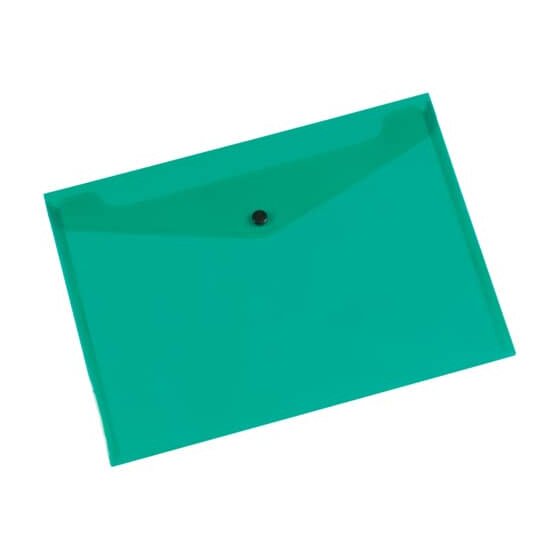 Q-Connect® Dokumentenmappe - grün, A4 bis zu 50 Blatt