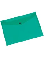 Q-Connect® Dokumentenmappe - grün, A4 bis zu 50 Blatt