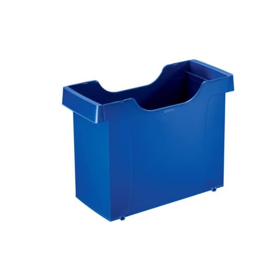 Leitz 1908 Hängemappenbox Uni-Box Plus, für Hängemappen A4, Polystyrol, blau