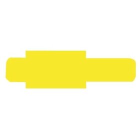 Leitz 6030 Stecksignal, Hartfolie, 50 Stück, gelb