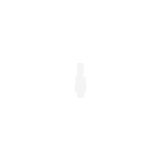 Stecksignal für Pendelregistratur, 10 mm überstehend, Hartfolie, Maße: 55 x 10 x 95 mm, weiß