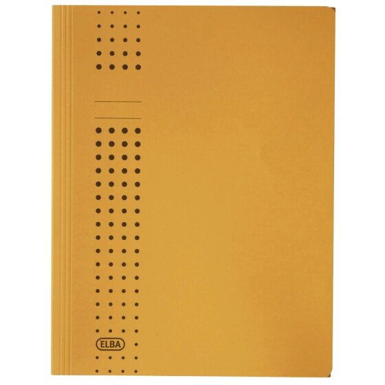 Elba Sammelmappe chic - Karton (RC), 320 g/qm, A4, 10 mm, gelb