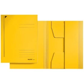 Leitz 3924 Jurismappe - A4, Pendarec-Karton 430g, gelb