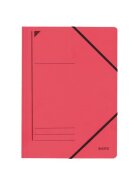Leitz 3980 Eckspanner - A4, 250 Blatt, Pendarec-Karton (RC),, rot