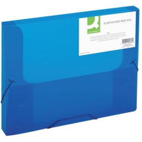 Q-Connect® Sammelbox - A4, 250 Blatt, PP, blau...