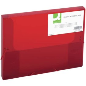 Q-Connect® Sammelbox - A4, 250 Blatt, PP, rot...