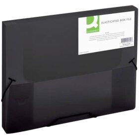 Q-Connect® Sammelbox - A4, 250 Blatt, PP, schwarz...