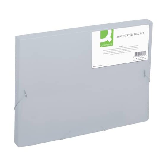 Q-Connect® Sammelbox - A4, 250 Blatt, PP, milchig transluzent