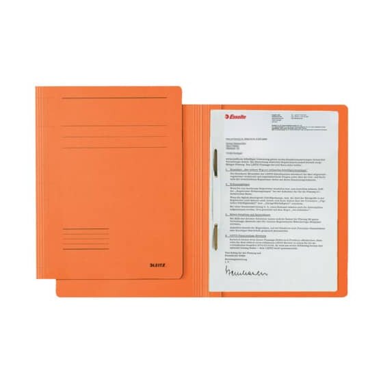 Leitz 3003 Schnellhefter Fresh - A4, 250 Blatt, kfm. Heftung, Karton (RC), orange