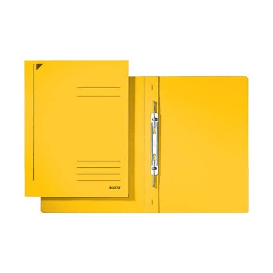 Leitz 3040 Spiralhefter - A4, 250 Blatt, kfm. Heftung, Recycling-Karton, gelb