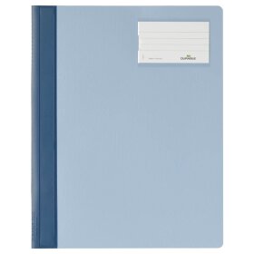 Schnellhefter DIN A4 Überbreite, Hartfolie, Beschriftungsschild, 310 x 245 mm, blau