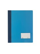 Durable Schnellhefter DURALUX® - A4 überbreit, transluzente Folie, blau