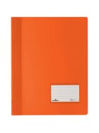 Durable Schnellhefter DURALUX® - A4 überbreit, transluzente Folie, orange