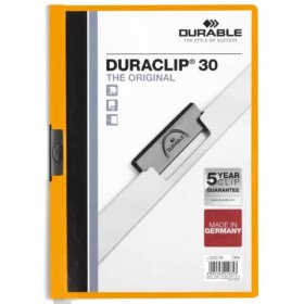 Durable Klemm-Mappe DURACLIP® 30 - A4,orange