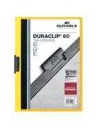 Durable Klemm-Mappe DURACLIP® 60 - A4, gelb