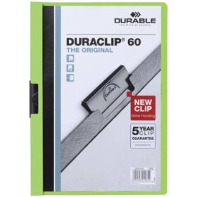 Durable Klemm-Mappe DURACLIP® 60 - A4, grün