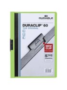 Durable Klemm-Mappe DURACLIP® 60 - A4, grün
