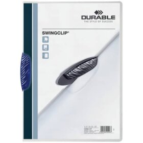 Durable Klemm-Mappe SWINGCLIP® - 30 Blatt, dunkelblau