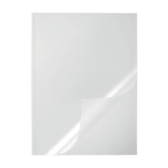 Durable Klemmschienenhülle - transparent, 1 - 100 Blatt, Hartfolie, transparent, 50 Stück