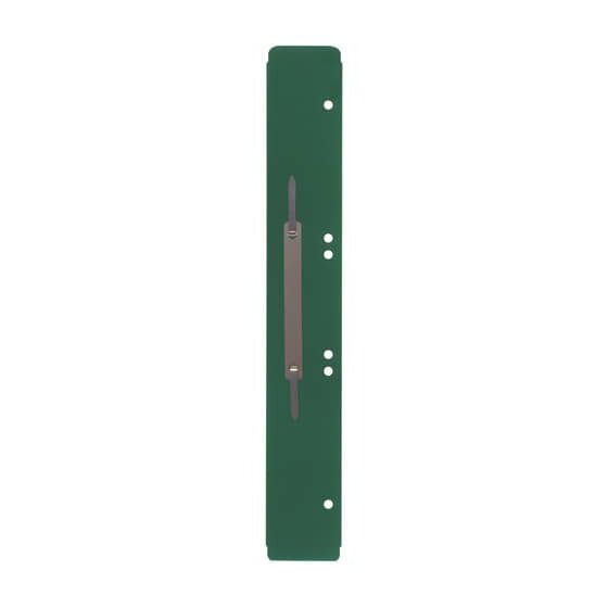 Q-Connect® Heftstreifen aus Kunststoff, lang - grün, 25 Stück