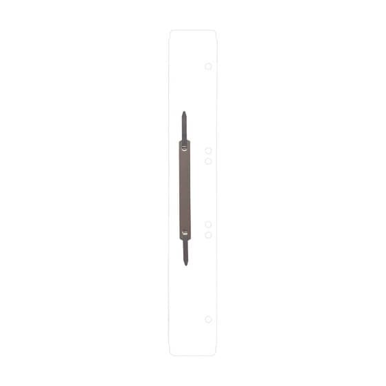 Q-Connect® Heftstreifen aus Kunststoff, lang - weiß, 25 Stück